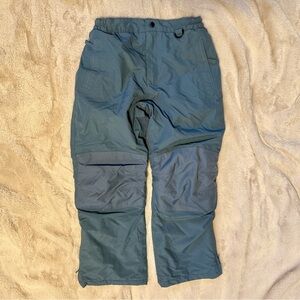 Lands End Kids Snow Pants Ski Snowboard Girls Boys Slate Blue Youth 10